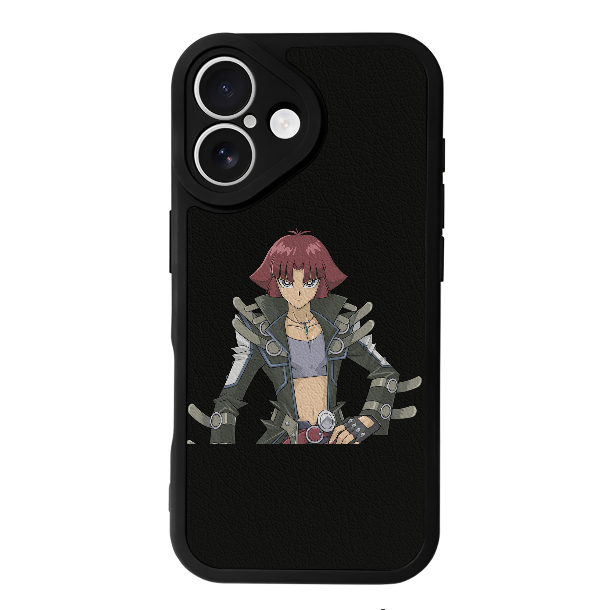 （画像用） 遊☆戯☆王 Yu-Gi-Oh! 【iPhone 16シリーズ対応】シリコンスマホケース（レザー調） 材質：シリコン
